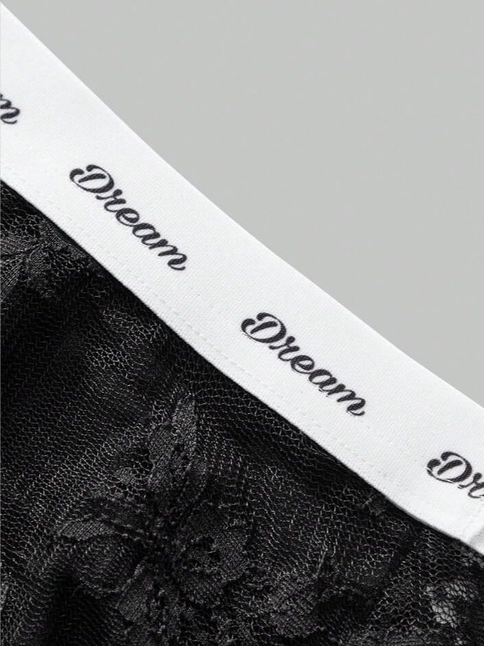 Midnight Floral Mesh brief